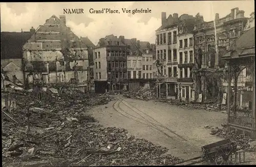 Ak Namur Wallonien, Grande Place, Vue generale