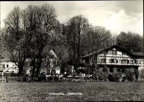 Ak Grimma in Sachsen, Schiffmühle, Außenansicht