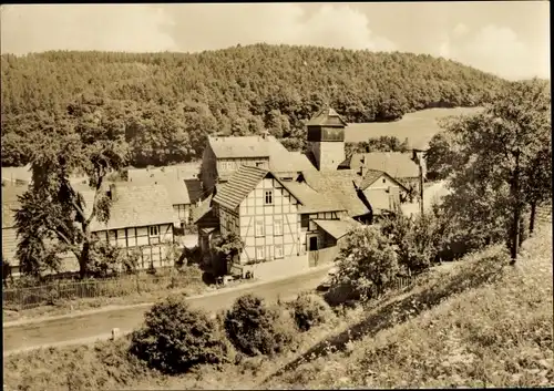 Ak Förtha Gerstungen in Thüringen, Kirche, Teilansicht