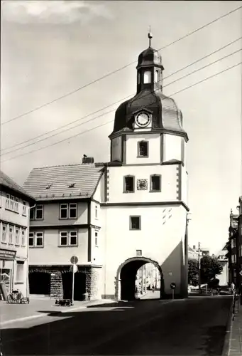 Ak Waltershausen in Thüringen, Nikolaustor, Außenansicht