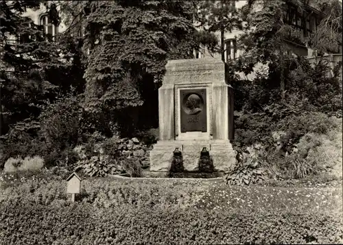 Ak Bad Köstritz in Thüringen, Julius-Sturm-Denkmal