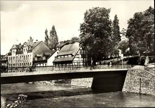 Ak Olbernhau im Erzgebirge, Kegelbrücke