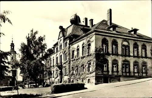 Ak Pausa im Vogtland, Rathaus