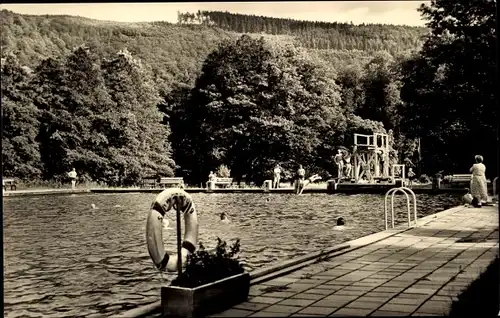 Ak Schwarzburg in Thüringen, Schwimmbad