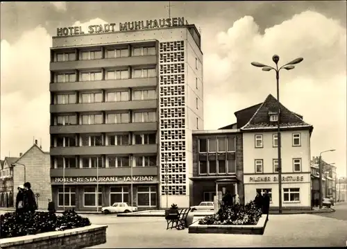 Ak Mühlhausen in Thüringen, Hotel Stadt Mühlhausen, Außenansicht