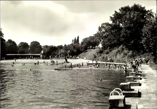 Ak Frohburg in Sachsen, Stadtbad