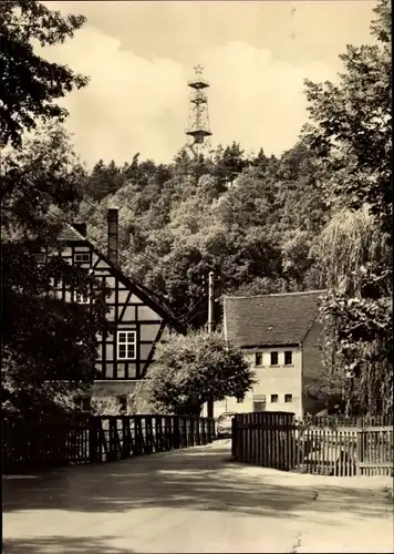 Ak Schmölln in Thüringen, Blick zum Aussichtsturm