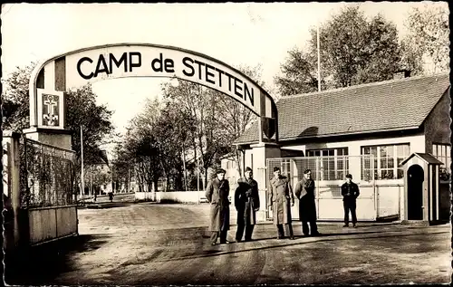 Ak Stetten am kalten Markt im Kreis Sigmaringen, L'Entrée du Camp