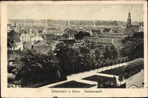 Ak Schierstein Wiesbaden in Hessen, Totalansicht