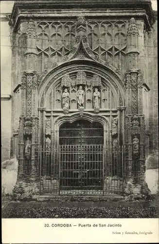 Ak Córdoba Andalusien Spanien, Puerta de San Jacinto