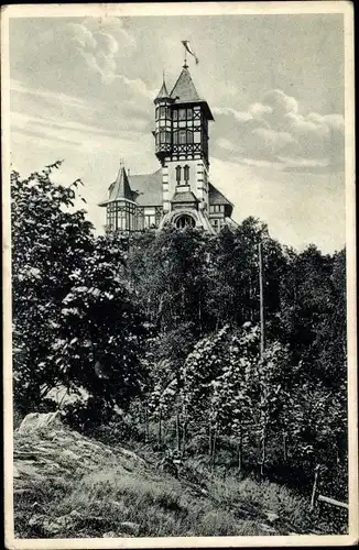 Ak Varnsdorf Warnsdorf Region Aussig, Burgsberg