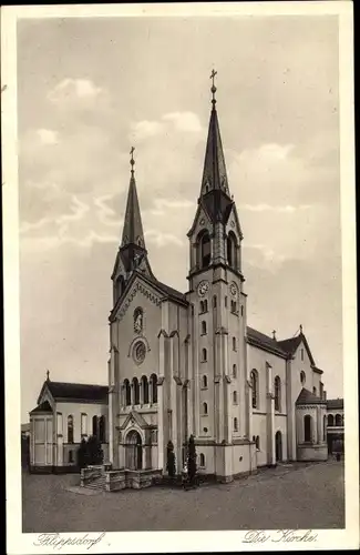 Ak Filipov Filippsdorf Philippsdorf Jiříkov Georgswalde Region Aussig, Kirche