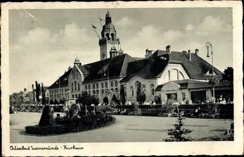 Ak Świnoujście Swinemünde Pommern, Kurhaus