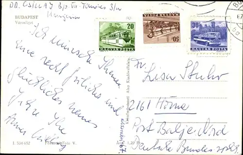 Ak Budapest Ungarn, Városliget, Stadtwäldchen, Burg Vajdahunyad