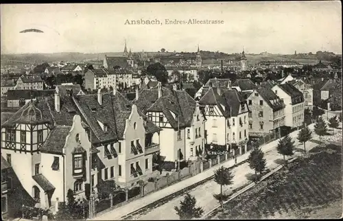 Ak Ansbach in Mittelfranken Bayern, Endres-Alleestraße