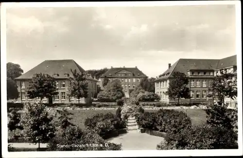 Ak Ulm an der Donau, Standortlazarett