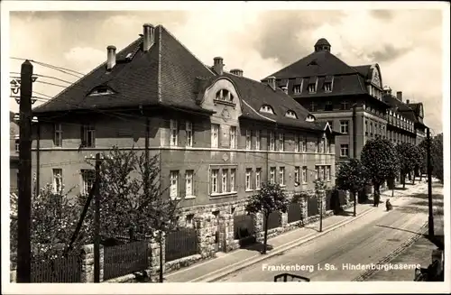 Ak Frankenberg an der Zschopau Sachsen, Hindenburgkaserne