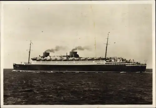 Ak Dampfer Europa, Norddeutscher Lloyd Bremen, Vierschraubenturbinenschnelldampfer