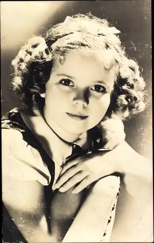Foto Schauspielerin Shirley Temple, Portrait