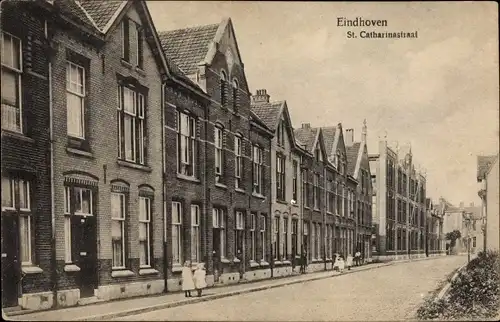 Ak Eindhoven Nordbrabant Niederlande, St. Catharinastraat