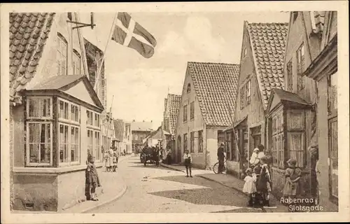Ak Aabenraa Apenrade Dänemark, Slotsgade
