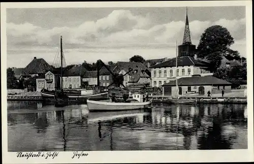 Ak Neustadt in Holstein, Hafen