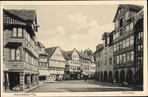 Ak Wolfenbüttel in Niedersachsen, Krambuden