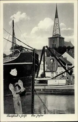 Ak Neustadt in Holstein, Hafen