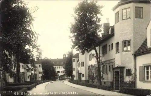 Foto Ak Berlin Spandau Siemensstadt, Rapsstraße