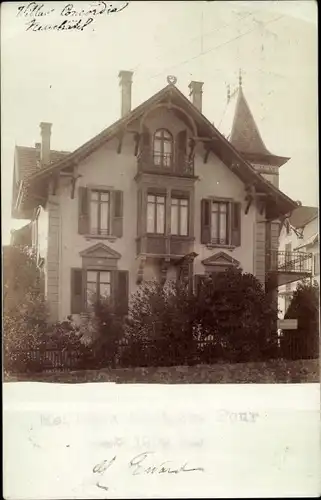 Foto Ak Neuchâtel Neuenburg Stadt, Villa Concordia