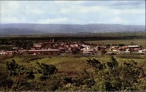 Ak Rivière Salée Martinique, Vue generale, Blick auf den Ort, Umgebung
