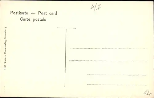 Ak Rosheim Elsass Bas Rhin, Hauptstraße, Unteres Tor