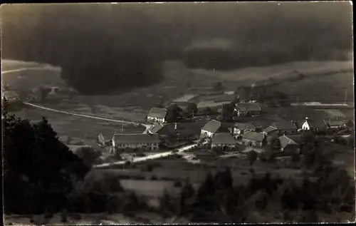 Foto Ak Willer Weiler Elsass Haut Rhin, Luftaufnahme