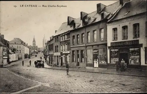 Ak Le Cateau Cambrésis Nord, Rue Charles Seydoux