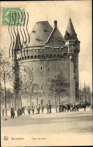 Ak Bruxelles Brüssel, Porte de Hal