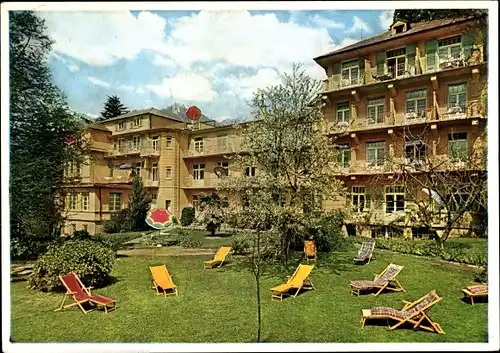 Ak Obermais Meran Merano Südtirol, Hotel-Pension Gilmhof