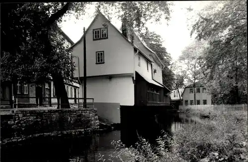 Ak Erfurt in Thüringen, Haus, Kanal
