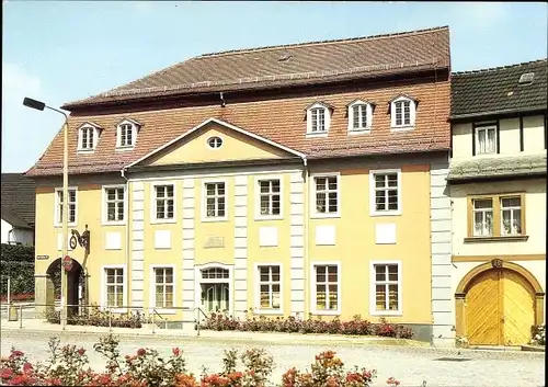 Ak Bad Köstritz in Thüringen, Forschungs- und Gedenkstätte Heinrich-Schütz-Haus, Außenansicht