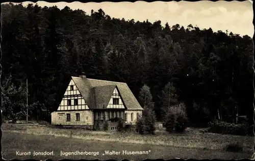 Ak Jonsdorf in Sachsen, Jugendherberge Walter Husemann