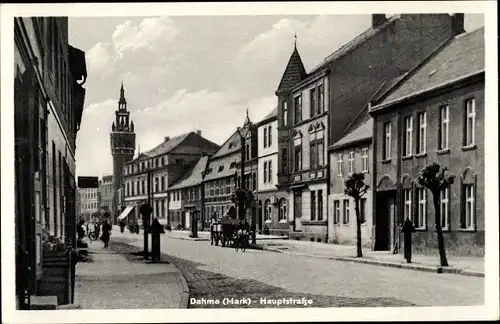 Ak Dahme in der Mark, Hauptstraße