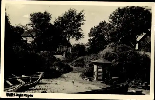 Ak Vitt Putgarten auf Rügen, Strand, Boote