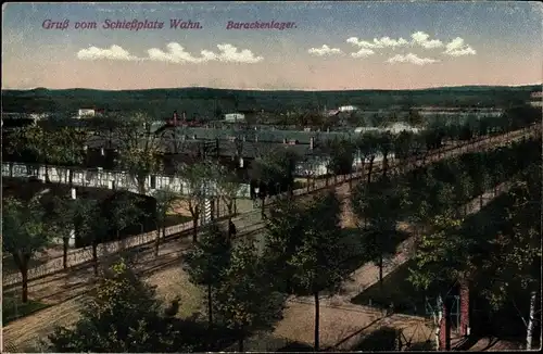 Ak Wahn Köln, Schießplatz Wahn, Barackenlager