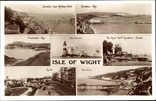 Ak Isle of Wight England, Ryde, Ventnor, The Needles, The Royal Yacht Squadron, Sandown Bay
