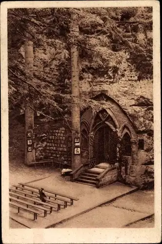 Ak Svojkov Schwoika Reg. Reichenberg, Betgraben