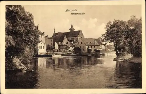 Ak České Budějovice Budweis Südböhmen, Hintermühle