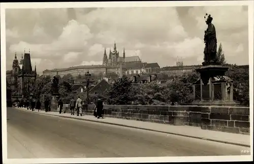 Ak Praha Prag Tschechien, Hradčany Hradschin