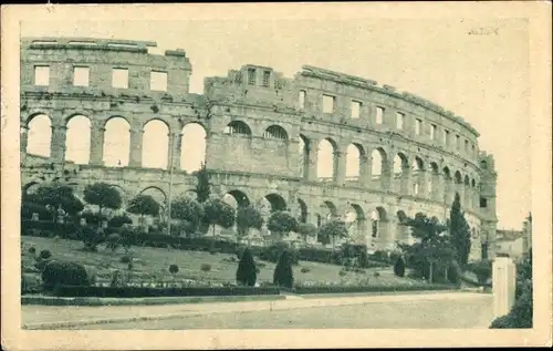 Ak Pola Pula Kroatien, Amphitheater