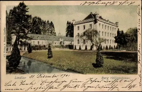 Ak Lindlar Oberbergischer Kreis,  Burg Heiligenhaven