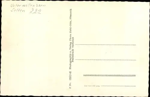 Ak Unterwellenborn in Thüringen, Partie am Mühlteich