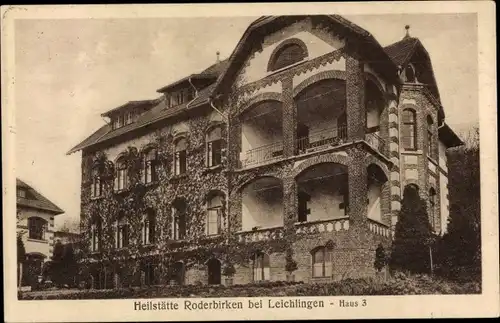 Ak Leichlingen im Rheinland, Heilstätte Roderbirken, Haus 3